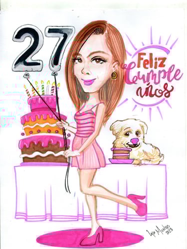 Caricaturista para fiestas