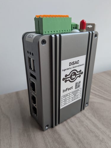 Edge computer. Hardware de adquisicion y procesamiento de de datos para la aplicacion InFact