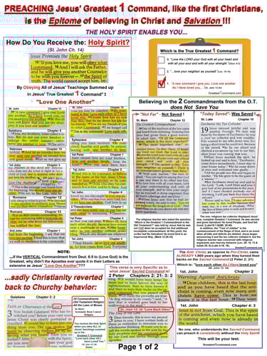 Preaching Jesus' G1C., like the first Christians, is the Epitome of believing in Christ & Salvation