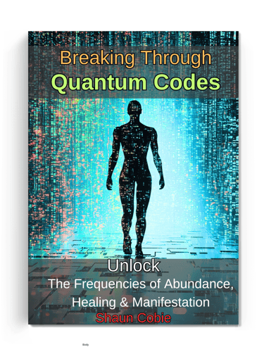 Quantum Codes PLR ebook cover – manifestation and healing frequencies guide with private label right