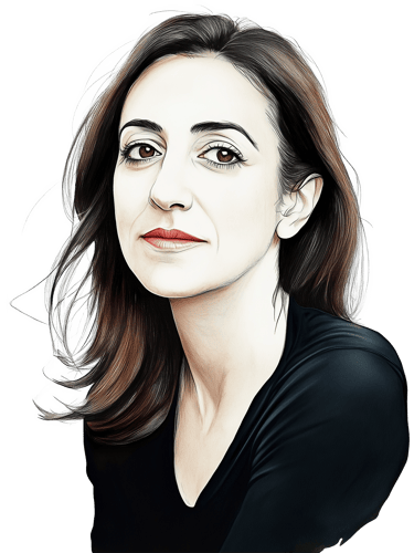 Digital portrait illustration of Diana Verde Nieto