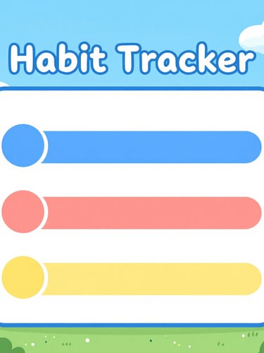 Bright natural window light on a cheerful child marking their daily routine chart with an orange marker on a warm kitchen refrigerator, close-up, warm lifestyle photography