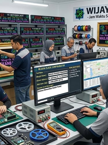 Pembuat jam sjolat masjid semarang service jam sjolat masjid semarang