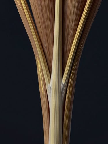Macro close-up of facial muscle structures, elegant dark-toned background with sharp gold highlights, medical illustration style but premium editorial