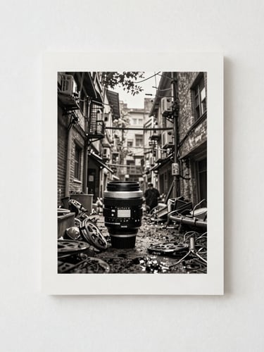 Straight-on documentation photograph of an ink-on-paper work, white wall background, controlled studio illumination, no shadows, complete work in frame