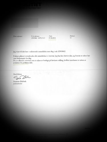 ، وثيقة من الشرطة، صلاح حسن الساعدي وزوجته قطر الندى عدنان عبد الحسين، في قضية جريمة قتل مزعومة 