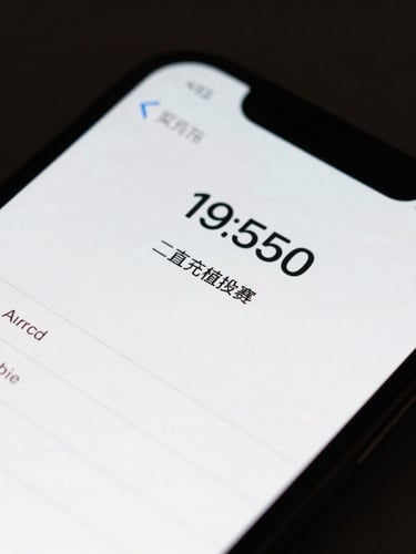 Macro shot of a physical smartphone screen in low-key studio lighting, displaying a local database export confirmation dialog with sharp typography.