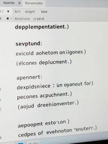 Tight macro crop of a clean software terminal displaying active deployment scripts, cool daylight, high contrast, no human faces.