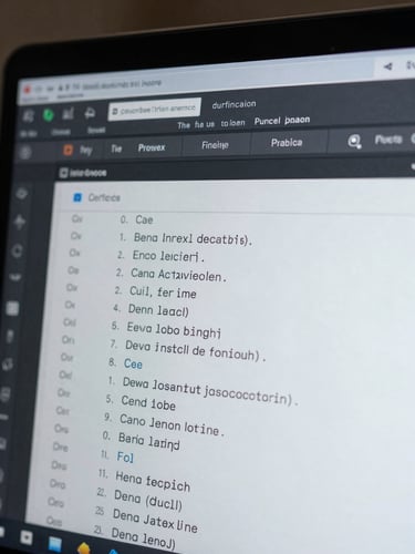 Extreme close-up of a high-fidelity legal software interface showing structured citation verification on a dark slate screen, cool diffused lighting