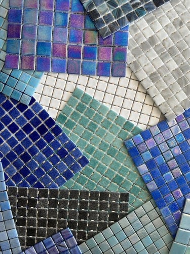 gresite variado de todos los colores 