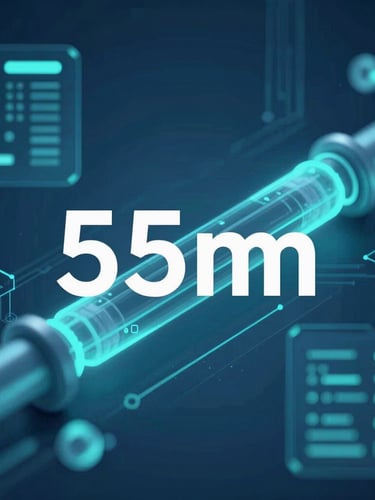 Sleek fintech photography, cool blue and teal lighting, abstract data visualizations of financial pipelines, sharp focus, 35mm