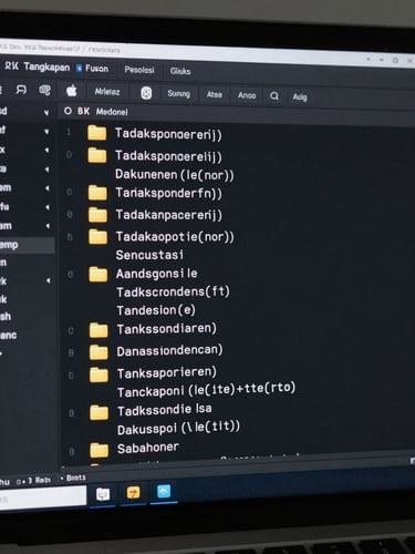 Tangkapan layar resolusi tinggi dari repositori GitHub, menampilkan struktur folder kode bersih dan dokumentasi Markdown dalam tema gelap.
