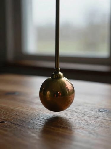 Ancien pendule vibratoire, trés précis pour le magnétisme et la radiesthesie