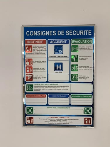 Signalétique Stop incendie rhône alpes