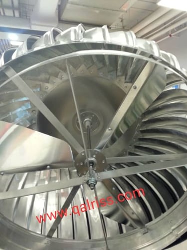Turbine Ventilator 24" with Bush & Turbo Fan