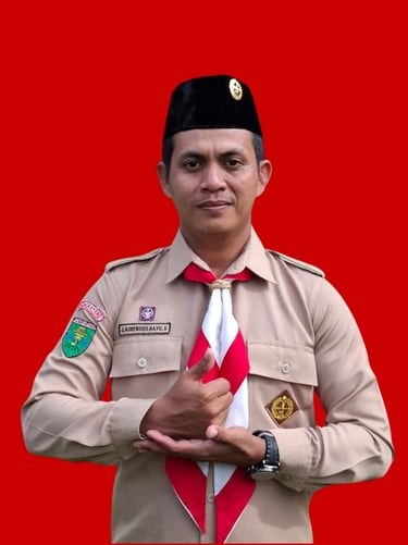 a man in uniform with a red tie and a red tie