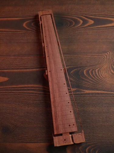 Touche Guitare 25.5" - Radius 14" - Bubinga