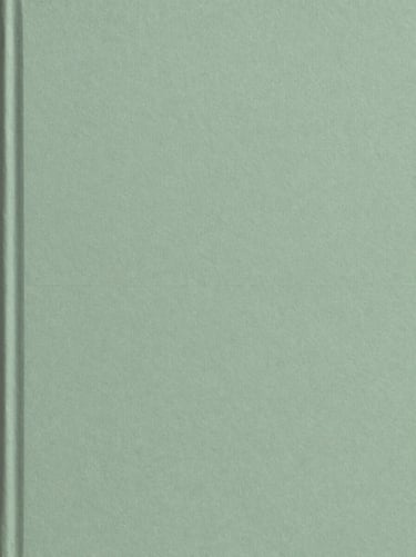 A minimalist book cover with abstract geometric art, soft daylight, matte paper texture, muted sage green tones, aspect portrait