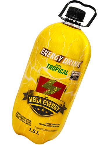 Energético Mega Energy Sabor Tropical - 1,5L