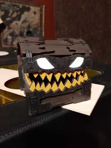 wooden mimic chest project