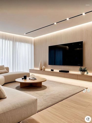 Professional deep cleaning of living room in Boca Raton by Cleana Group — spotless floors, dust-free surfaces, and refreshed