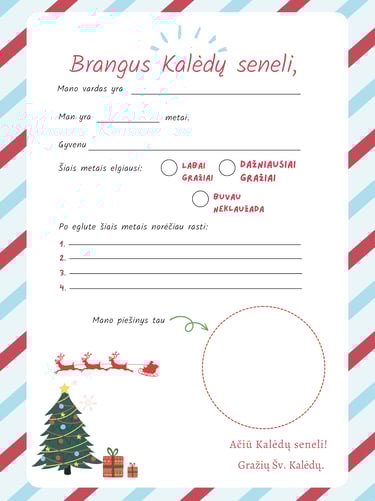 Laiškas Kalėdų seneliui nemokamas PDF