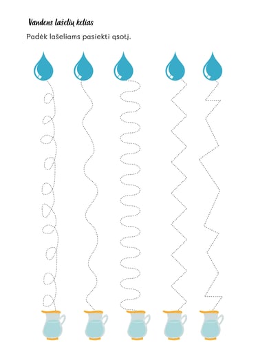 Vanduo Nemokamos užduotys PDF 
