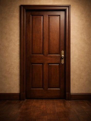 Uma porta fechada simbolizando limites, o que o método não promete.