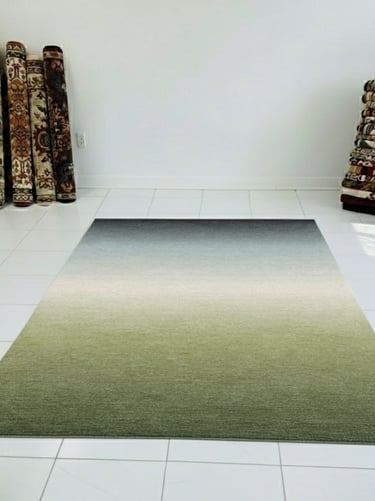 Custom bespoke handmade rugs crafted in Nepal -gradient-shaded-wall-hanging- Himalaya Carpet Industr