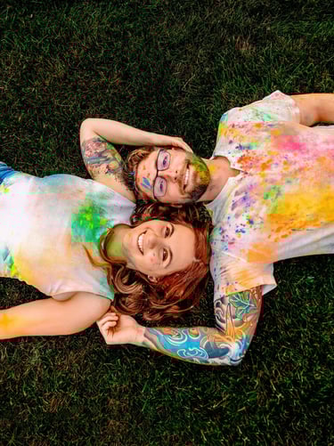 Engagement photo taken by a photographer in Lancaster PA