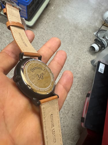 Gravure montre au laser