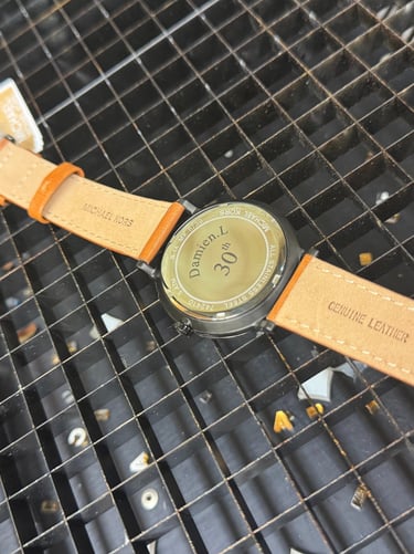 Gravure montre au laser