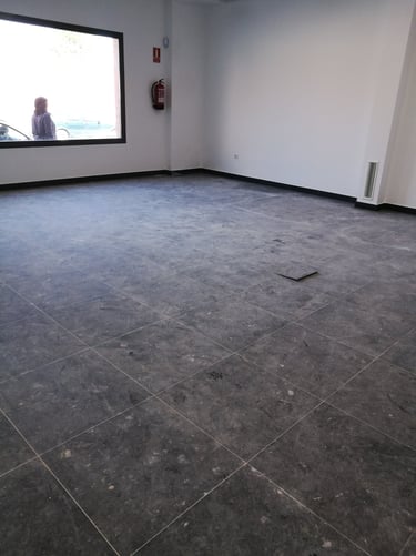 Limpieza de obra en Toledo.