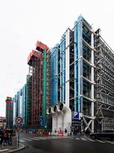 Centre Georges Pompidou, Renzo Piano Building Workshop