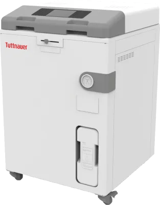 a white cooler with a grey and black top