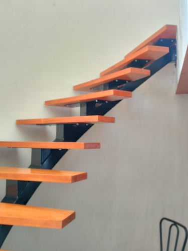 Escalera de madera