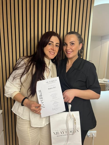 An aesthetic workshop certificate