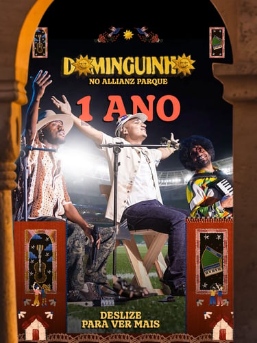Fenômeno de Afeto: Projeto "Dominguinho" celebra um ano com show monumental e esgotado no Allianz
