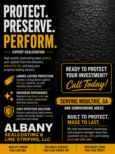 Sealcoating in Moultrie, GA - Protect & Preserve Your Asphalt