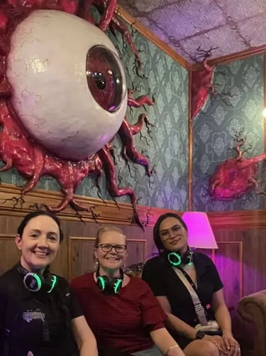 Party specialists making time for Dancing Friends in Wynnum, Brisbane - party hire by SweetAz Co.