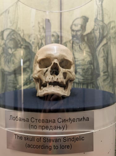 the skill of Stevan Sindjelic at the skull tower in Nis Serbia