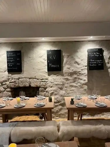 Samoëns-Restaurant-La KV à manger