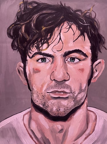 painting of man