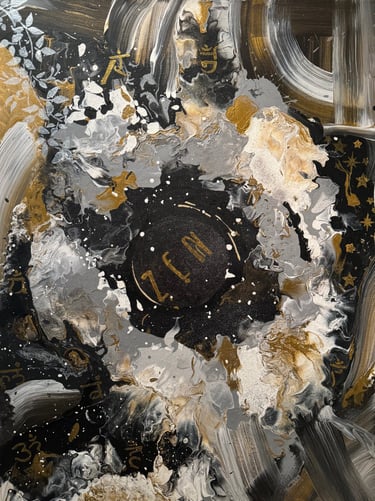 DEEP AND HEAVEN - 130€ -Peinture acrylique 2024