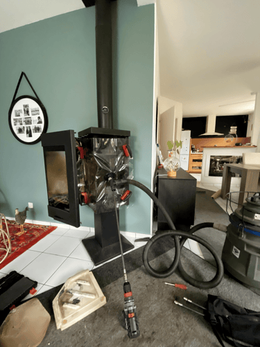 Ramonage et entretien poêle à bois Plérin