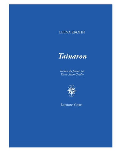 Couverture Tainaron Leena Krohn