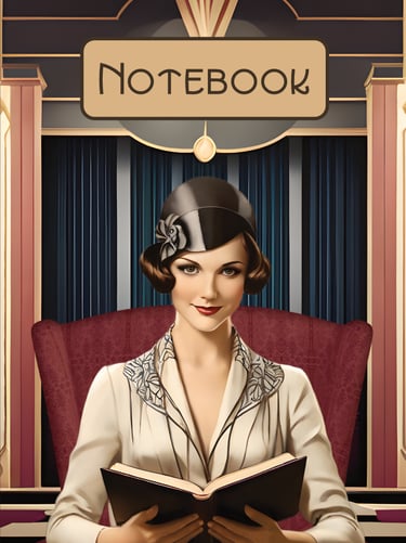 VINTAGE/FLAPPER NOTEBOOK
