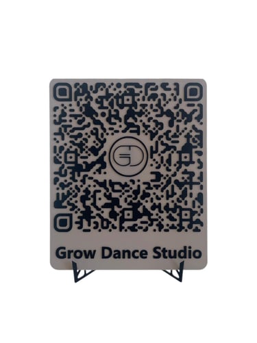 placa qr negocio comercio imagen logotipo