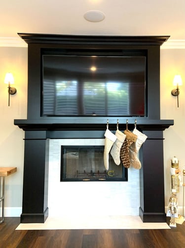 At Hand Heroes professional TV mounting team installing flat screen – Peoria AZ