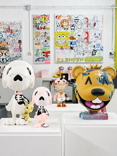 studio gallery bilbao art toy gama COTE ESCRIVA JUDAS ARRIETA TOPO